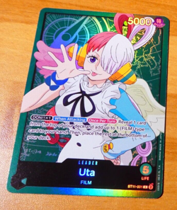 ONE PIECE ENGLISH CARD HOLO GAME CARTE UTA LEADER ST11-001 ST EN MINT - Image 1