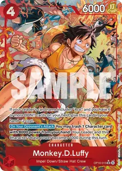 One Piece TCG - [OP16-015] - Monkey.D.Luffy (Alternate Art) The Time of Battle - Image 1