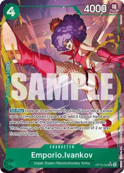 One Piece TCG - [OP16-026] - Emporio.Ivankov (Alternate Art) The Time of Battle - Image 1