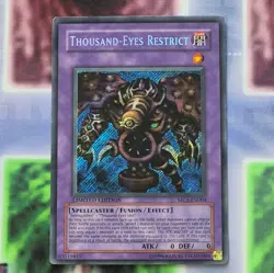 Yu-Gi-Oh TCG 5-Card Lot Thousand-Eyes Restrict Secret Rare Fusion Bundle - Image 3