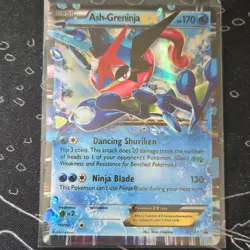 Pokemon Ash-Greninja EX Promo Holo XY XY133 170HP Water Card - Image 1