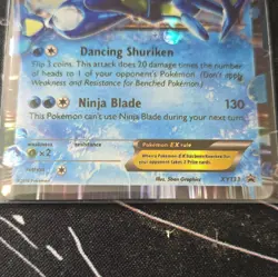 Pokemon Ash-Greninja EX Promo Holo XY XY133 170HP Water Card - Image 3