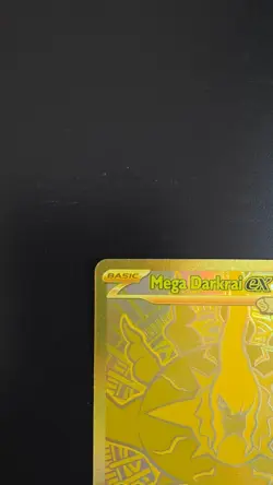Mega Darkrai ex 120/081 UR Gold Hyper Rare Abyss Eye Pokemon Card NM - Image 5