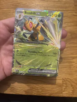 Beedrill ex 003/086 Pokemon Card Chaos Rising - Holo Rare Art - Pokemon Card - Image 2