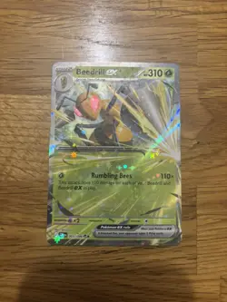 Beedrill ex 003/086 Pokemon Card Chaos Rising - Holo Rare Art - Pokemon Card - Image 3