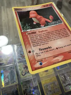 Pokemon Card - Ditto Charmander 61/113 Reverse Holo Stamped EX Delta Species - Image 2