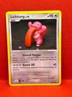 Pokemon Tcg Lickitung 80/127 Platinum Card Non Holo - Image 1