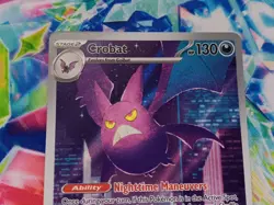 Pokemon TCG: Crobat Illustration Rare 93/86 ME04: Chaos Rising Near Mint - Image 1