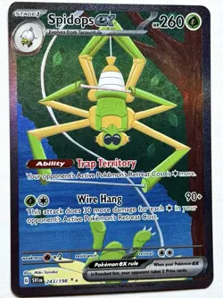 Spidops ex 243/198 SIR Holo | Scarlet & Violet Base Set | Pokemon TCG English NM - Image 1