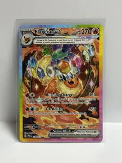2025 Pokemon Prismatic Evolutions #146/131 Flareon ex - Image 2