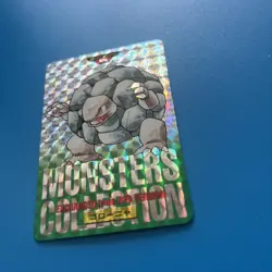 POKEMON CARDDASS PRISM - GROLEM N°076 MONSTERS COLLECTION GREEN JAPANESE - Image 4