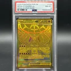2026 POKEMON POR EN-PERFECT ORDER MEGA HYPER RARE #124 MEGA ZYGARDE EX PSA 8 - Image 1