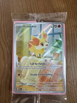 Pokemon Fennekin Chaos Rising ETB MEP 080 Promo Holo English SEALED - Image 1