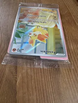 Pokemon Fennekin Chaos Rising ETB MEP 080 Promo Holo English SEALED - Image 2