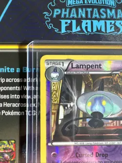 Lampent 42/119 Uncommon Phantom Forces Pokemon Reverse Holo LP - Image 2