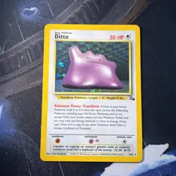 Pokemon Ditto 3/62 Fossil Holo NM+ - Image 1