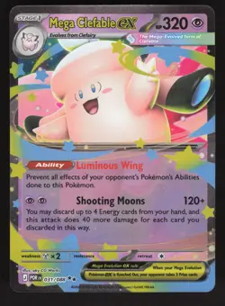 Mega Clefable ex 031/088 Pokemon TCG ME03: Perfect Order NM - Image 1