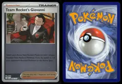 Team Rocket's Giovanni 204/217 Ascended Heroes Reverse Holo NM/M Pokemon - Image 3