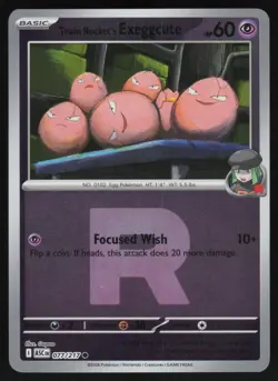 Exeggcute (Team Rocket) 077/217 Ascended Heroes Reverse Holo NM/M Pokemon - Image 1