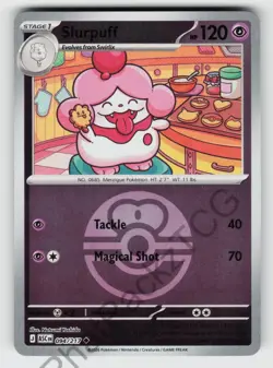 Slurpuff (Love Ball) 094/217 Ascended Heroes UC Reverse Holo NM/M Pokemon - Image 1