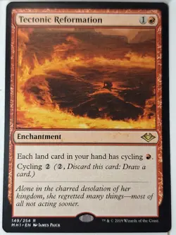 Tectonic Reformation - Modern Horizons - Magic the Gathering MTG Nice! - Image 1