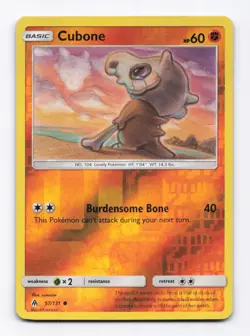 Cubone Reverse Holo SM - Forbidden Light 57/131 NM - Pokemon Cards - Image 1