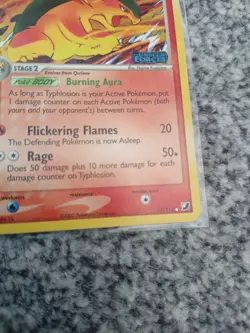 Pokemon Typhlosion TCG Unseen Forces Holo Card 17/115 Reverse Stamped - Image 4