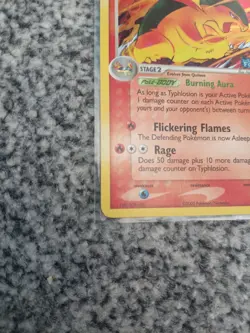 Pokemon Typhlosion TCG Unseen Forces Holo Card 17/115 Reverse Stamped - Image 5