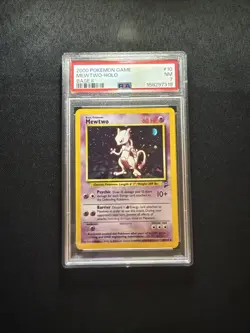 Mewtwo 010/130 Base Set 2 Holo PSA 7 (2000) – Vintage Pokemon Card - Image 1