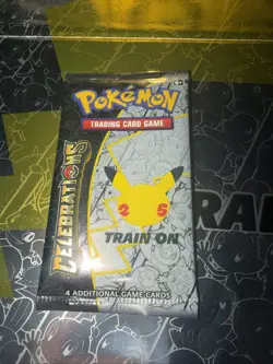 2021 Pokemon Celebrations Booster Pack Factory Sealed 4 cards - Image 1