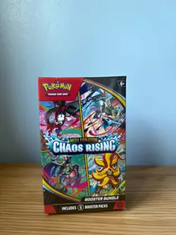 Pokemon TCG Mega Evolution: Chaos Rising Booster Bundle Box 6 Packs 60 Cards - Image 1