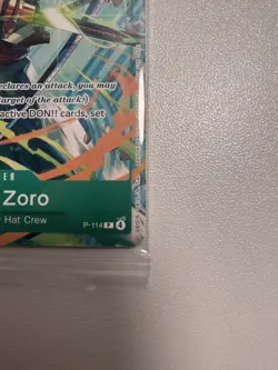 One Piece TCG Roronoa Zoro P-114 Convention Exclusive Promo Card English - Image 4