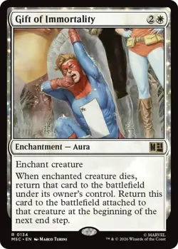 Gift of Immortality R Commander: Marvel Super Heroes 134 NM - Image 1