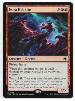 Nova Hellkite - Edge of Eternities - Magic the Gathering - MTG - Rare - Image 1
