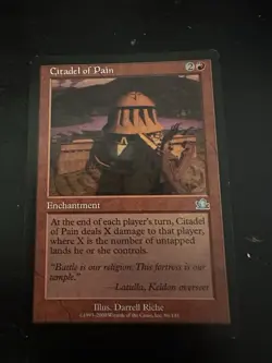 Citadel of Pain Prophecy MTG Magic The Gathering English Uncommon Regular MP - Image 1