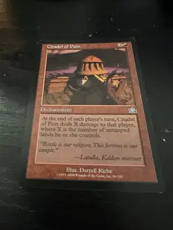 Citadel of Pain Prophecy MTG Magic The Gathering English Uncommon Regular MP - Image 2
