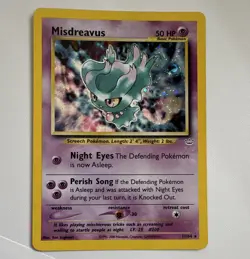 WOTC Misdreavus 11/64 Neo Revelation Holo Rare English 50 HP Unlimited - Image 1