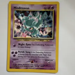 WOTC Misdreavus 11/64 Neo Revelation Holo Rare English 50 HP Unlimited - Image 3