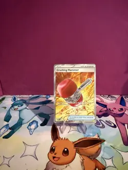 Pitch Black Crushing Hammer 105/084 Ultra Rare Full Art Holo English NM - Image 1