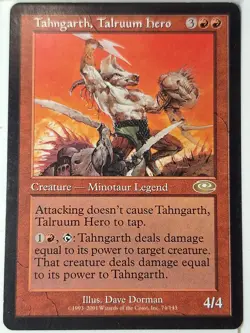 Tahngarth, Talruum Hero - Planeshift - Magic the Gathering MTG Nice! - Image 1