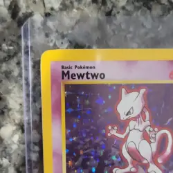 Mewtwo 10/102 Pokemon TCG 1999 Base Set Holo Unlimited Rare HP - Image 3