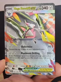 Pokemon TCG - Mega Excadrill ex 065/084 Me05: Pitch Black Holo - Image 5