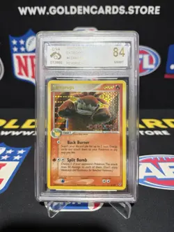 2005 POKEMON EX DEOXYS CAMPERUPT REVERSE HOLO 4/107 CGA 84 NM/M - Image 1