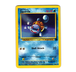 Pokemon Squirtle 68/82 Team Rocket Common NM - Image 1