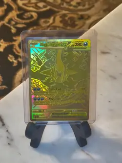 Pokemon TCG Mega Darkrai ex 120/084Gold Hyper Rare Pitch Black - Image 1