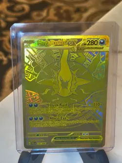 Pokemon TCG Mega Darkrai ex 120/084Gold Hyper Rare Pitch Black - Image 3