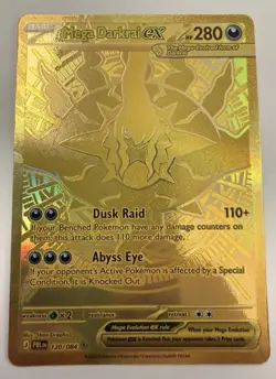 Pokemon TCG Mega Darkrai EX Pitch Black Mega Hyper Rare 120/084 NM English - Image 1