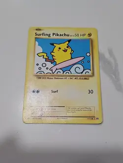 Surfing Pikachu 111/108 Secret Rare Evolutions Pokemon Moderately Played - Image 1