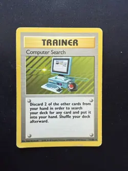 Pokemon TCG 1999 Base Set Computer Search 71/102 - Image 1