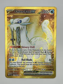 Pokemon Chien-Pao ex 274/193 Sv02: Paldea Evolved Holo TCG HR NM - Image 1
